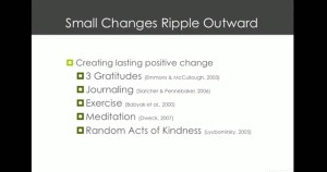 Small Changes Ripple Outward