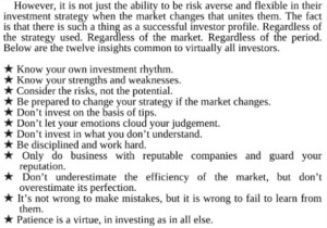 12 Common Insights of the Greatest Investors